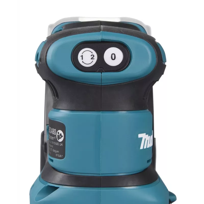 Makita DBO480Z szlifierka przenośna Szlifierka mimośrodowa 14000 OPM Czarno, Niebieska 210 W