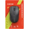 CANYON MW-7, 2.4Ghz wireless mysz, 6 buttons, DPI 800/1200/1600, with 1 AA bateria ,size 110*60*37mm,58g,Czarny