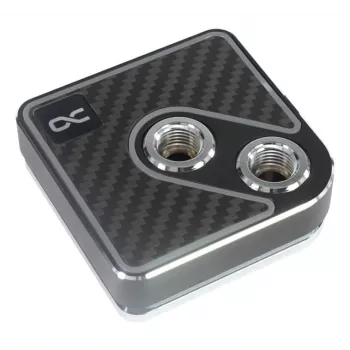 Blok wodny Alphacool Core 1 Aurora Carbon Brass Copper Nickel Black 72mm