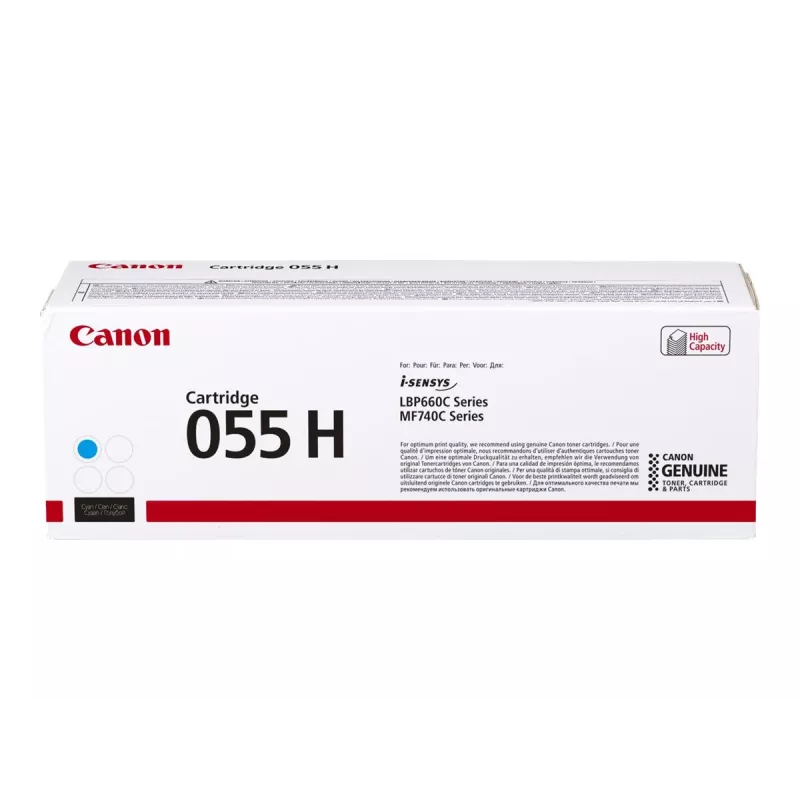 Kaseta z tonerem Canon 055H 1 szt. oryginalny cyjan