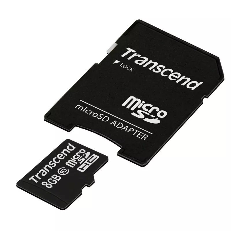 Transcend Premium - Karta pamięci flash (microSDHC/SD-Adapter w zestawie)