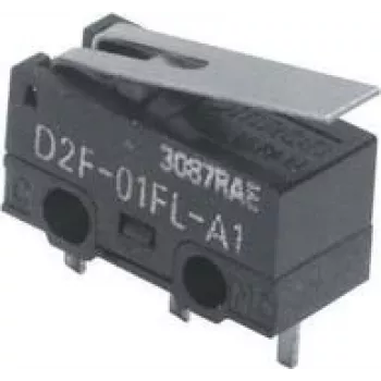 Omron D2F-01L2 mikroprzełącznik 30 V/DC 0,1 A 1 x on/(on) 1 szt. Torebka