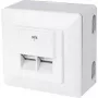 Puszka Natynkowa RJ-45 Biała ShiverPeaks BS74272-SET