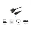Equip Wysokiej jakości kabel zasilający, C5 do Schuko