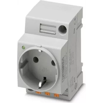 Gniazdo szafy sterowniczej Phoenix Contact EO-CF/PT/LED szare 1 szt. (804040)