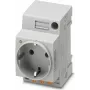 Gniazdo szafy sterowniczej Phoenix Contact EO-CF/PT/LED szare 1 szt. (804040)