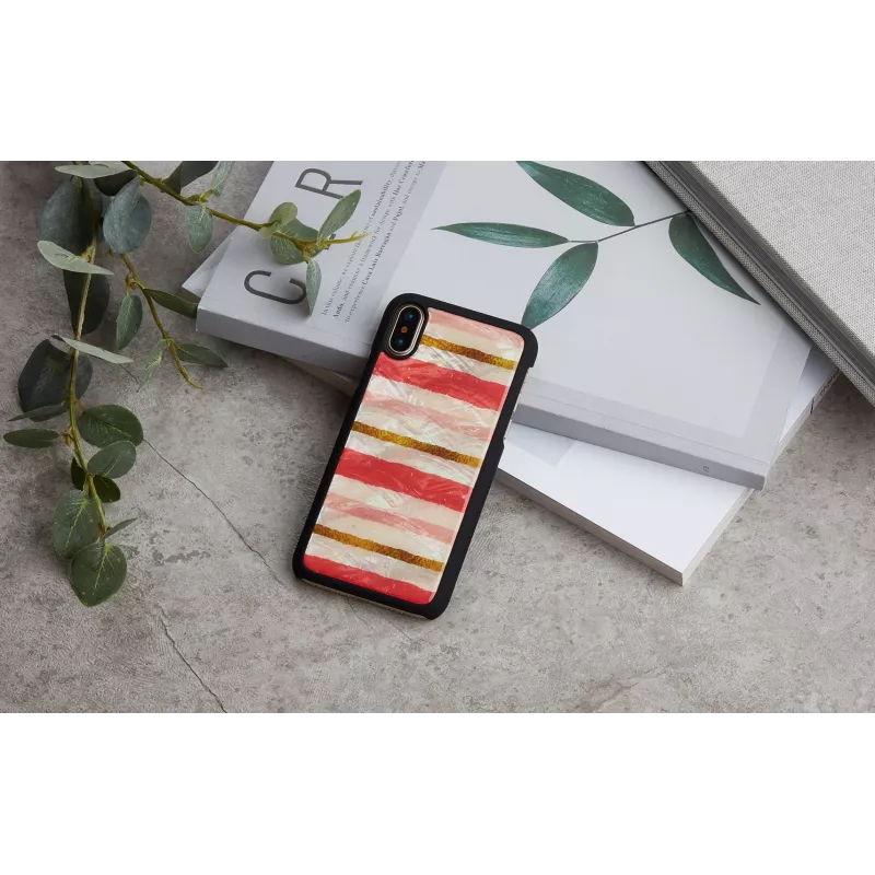 Etui na smartfona iKins do iPhone XS / iPhone XS Max Short Cake Czarny – osłona ochronna