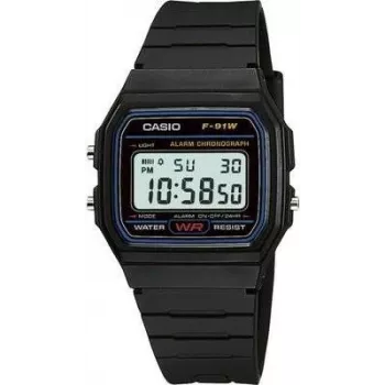 Casio F-91W-1YEF Czarny