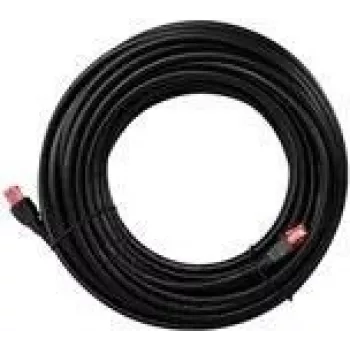 Kabel krosowy zewnętrzny Goobay CAT 6, U/UTP, czarny, 30 m – materiał miedziany, płaszcz zewnętrzny PE (55435)