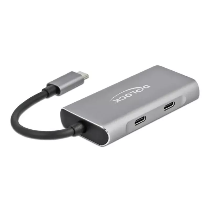 USB Hub DeLOCK Zewnętrzny USB 10 Gb/s USB Type-C Hub 63260