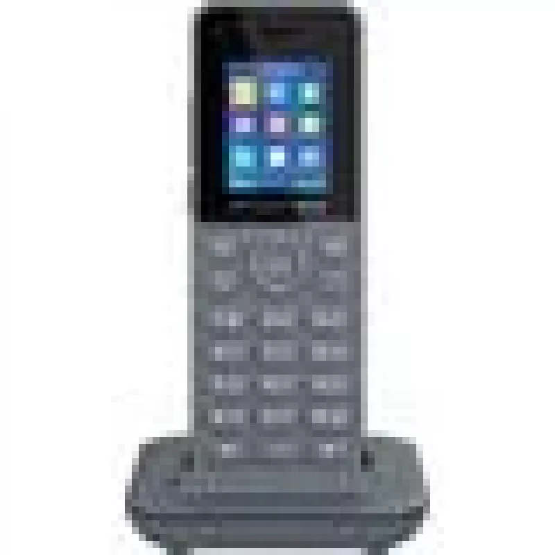 Bezprzewodowa słuchawka IP Grandstream DP725, szara, wyświetlacz TFT 1,8 cala, 20 linii, akumulator Li-Ion 1500 mAh