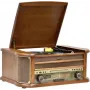 Gramofon USB Reflexion HIF2002 z napędem paskowym, drewno (HIF2002)