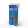 SAVIO USB-A hub z RJ-45 Gigabit Ethernet AK-57 — 3× USB-A + RJ-45, USB 3.2 Gen 1 Micro‑B host, 5 Gbit/s, 4 porty, szary
