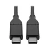 Przewód USB-C Eaton Tripp Lite Series (M/M) - USB 2.0, 5A (100W), 1,83 m - Kabel USB - 24-pin USB-C (M) do 24-pin USB-C (M) - USB 2.0 - 20 V - 5 A - 1,83 m - Formowany
