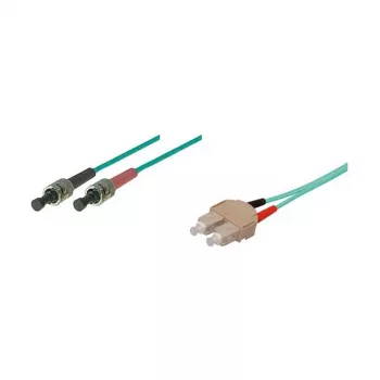 Kabel krosowy LWL Duplex OM3 (Multimode, 50/125) SC/ST, LSZH, odwracalna polaryzacja, 3m, Good Connections®