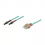 Kabel krosowy LWL Duplex OM3 (Multimode, 50/125) SC/ST, LSZH, odwracalna polaryzacja, 3m, Good Connections®