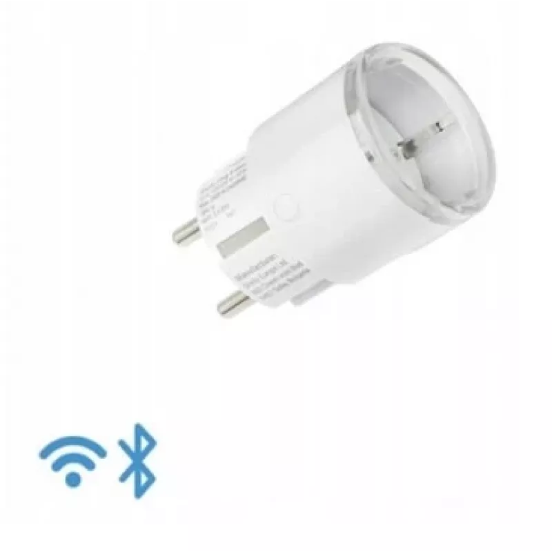 Inteligentne gniazdko Shelly Plug S Gen3 — inteligentne gniazdko Wi‑Fi z monitorowaniem energii, typ F, 110–230 V, 2500 W, białe