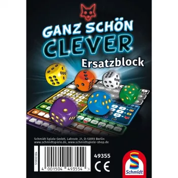 Zapasowy blok punktacji do gry planszowej G3 Tak sprytnie! (edycja podróżna) dla dzieci od 8 lat