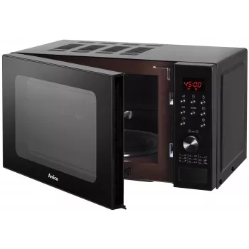 Amica AMGF20E1GB Kuchenka mikrofalowa z płaską powierzchnią i grillem 20 l 700 W Czarna