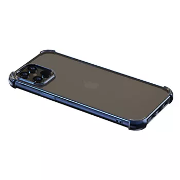 Ochronne miękkie etui Devia do iPhone 12 mini — odporne na wstrząsy, niebieskie