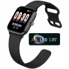 Smartwatch Beafon 201 4,7 cm AMOLED GPS 300 mAh srebrny