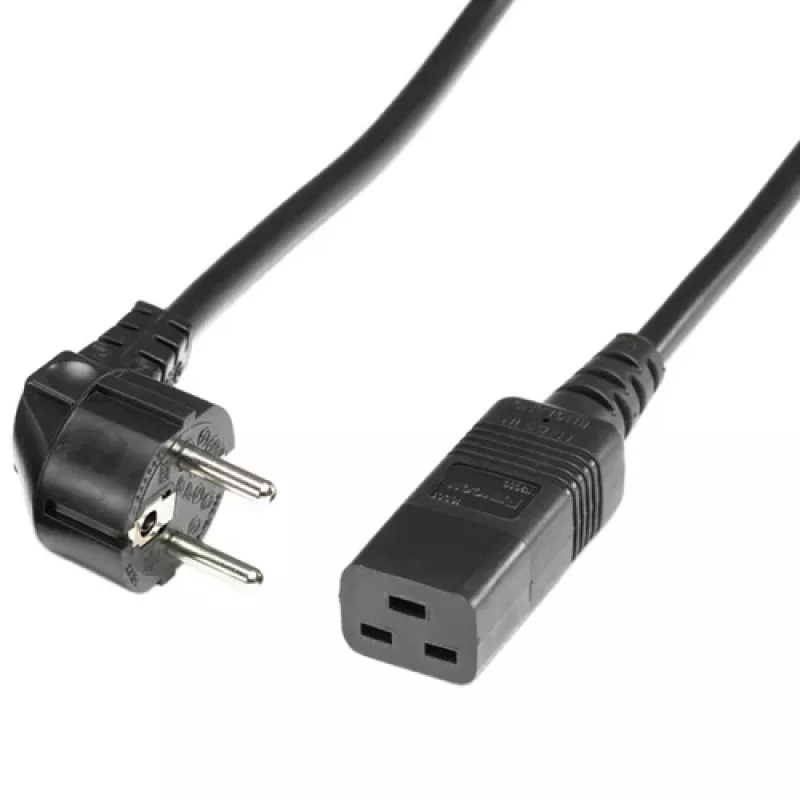 Kabel zasilający Schuko IEC320 C19 16A 3,0 m ROLINE