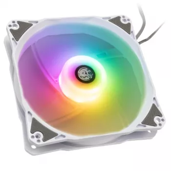 Wentylator chłodzący BitsPower Notos RGB PWM 120mm biały, 3 szt.