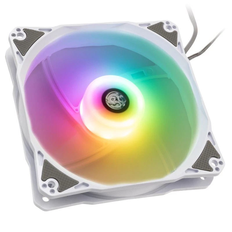 Wentylator chłodzący BitsPower Notos RGB PWM 120mm biały, 3 szt.