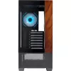Cooler Master Elite 690 Obudowa PC, Midi-Tower, ATX, szkło hartowane - 4x wentylator ARGB, drewno, czarny