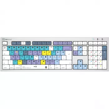 Klawiatura Logickeyboard LKB-RESC-CWMU-UK biurowa USB QWERTY angielski