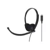 Słuchawki Koss CS200 USB, przewodowe, nauszne, połączenia/muzyka, USB Type-A, czarne