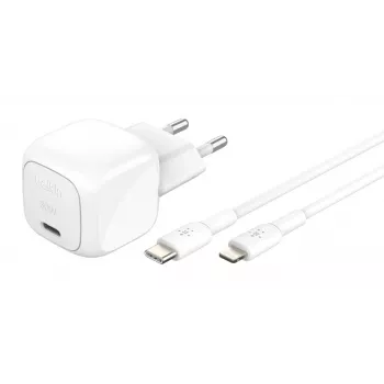 Ładowarka USB-C 30W Belkin WCA008KQ1MWH-B5 PD PPS, kompaktowy zasilacz do telefonów i tabletów