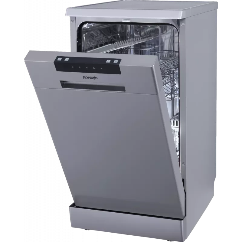 Gorenje GS522E10S Zmywarka, E, Wolnostojąca, Szerokość 45 cm, Liczba kompletów 10, Szary