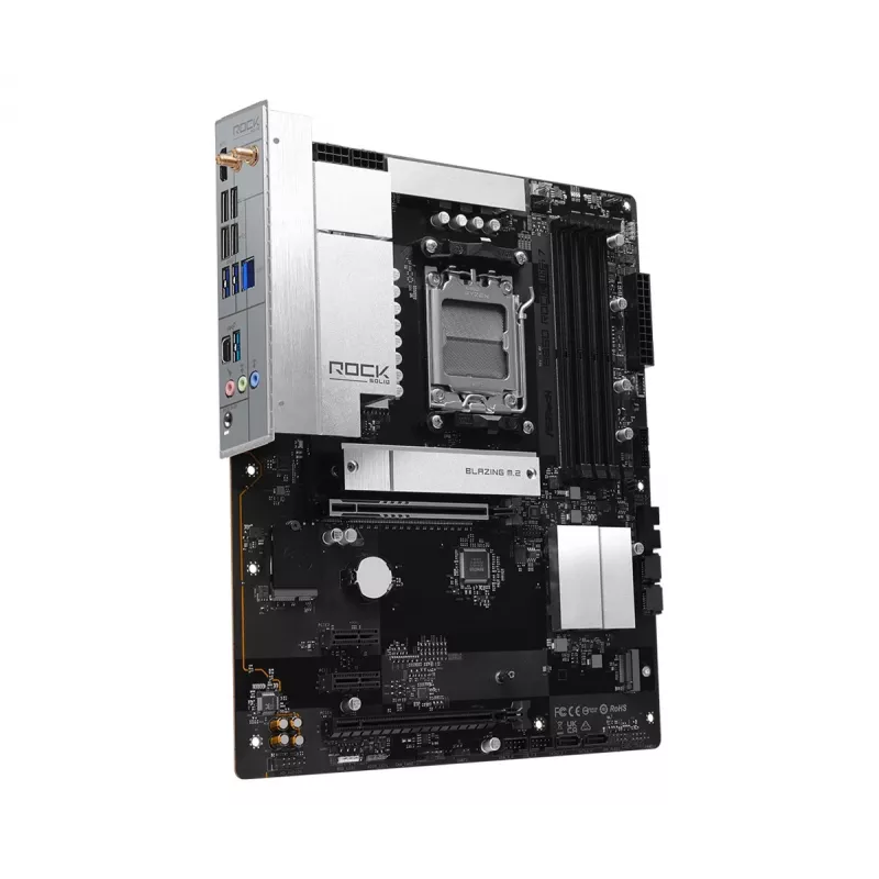 ASRock B850 Rock WiFi 7, płyta główna, gniazdo AMD AM5, ATX, DDR5, Wi-Fi 7