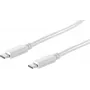 Kabel USB S/CONN 13-45026 USB 3.2 Gen 2 1 m biały