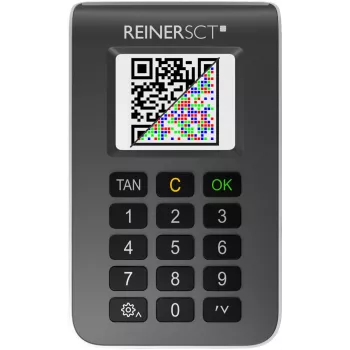 ReinerSCT tanJack photo QR - generator TAN - antracyt