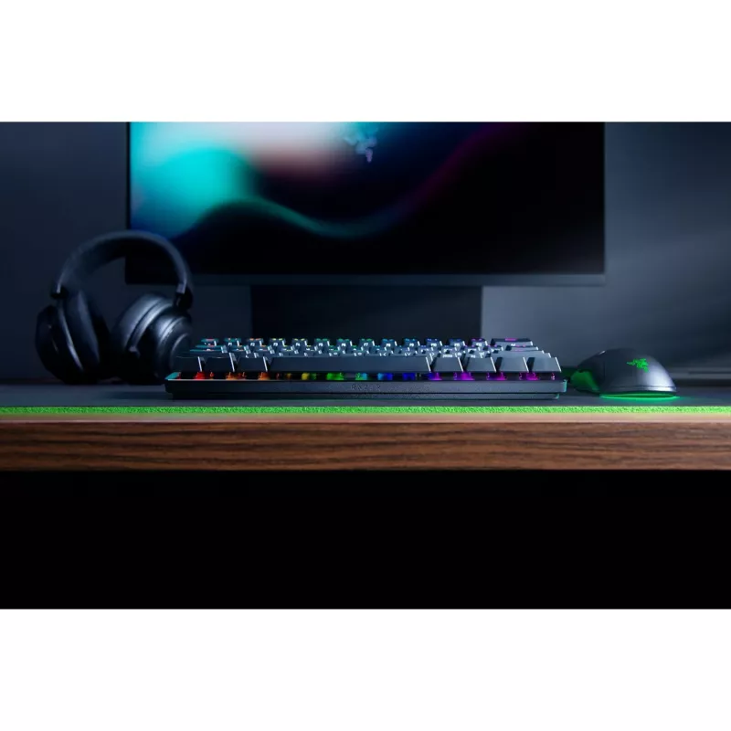 Huntsman Mini, Gaming Keyboard czarny, układ DE, Razer Linear Optical (Red)