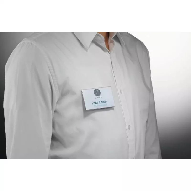 Uchwyt na identyfikator Durable 824419 Plastikowy Poziomy 9x5,4 cm