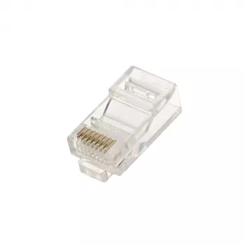 Złącze RJ45 Extralink CAT5E UTP 8P8C przezroczysty męski/żeński