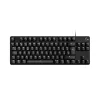 Logitech G G413 TKL SE, przewodowa, USB, przełącznik mechaniczny, QWERTY, LED, czarna