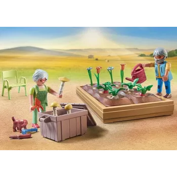Playmobil 71443 Country: Ogródek warzywny z dziadkami