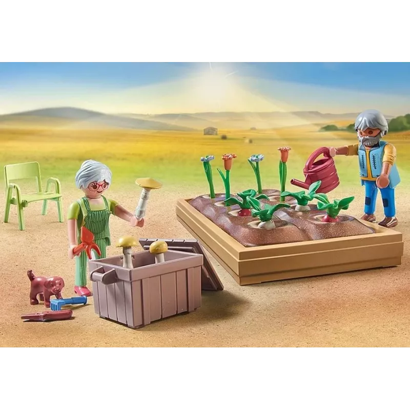 Playmobil 71443 Country: Ogródek warzywny z dziadkami