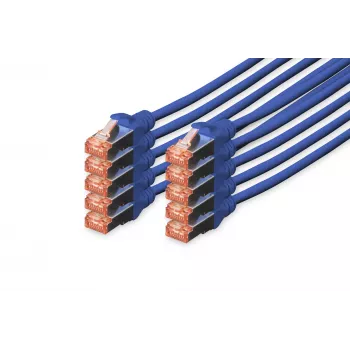 Kabel sieciowy Digitus CAT 6 S/FTP RJ-45 3m niebieski