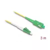 DeLOCK kabel InfiniBand/światłowodowy 3 m LC SC Żółty 83862