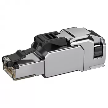 Złącze RJ-45 Telegärtner 100035951 Srebrne Męskie Średnica wewnętrzna 5 mm