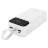 Power bank SAVIO BA-11 litowo-jonowy 3000 mAh, 3,7 V, USB-C x2, biały