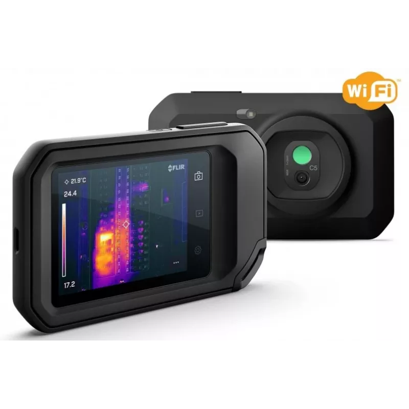 FLIR C-5 kamera termowizyjna Czarny Wbudowany wyświetlacz 160 x 120 pikseli