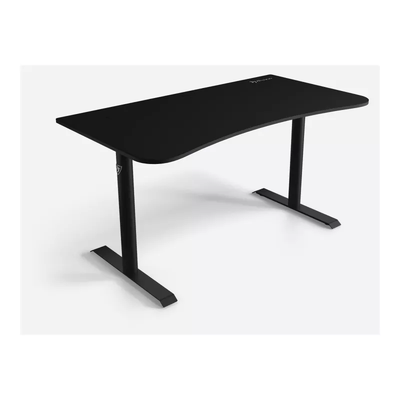 Biurko gamingowe Arozzi Arena Gaming Czarny — prosty blat MDF 1400×755×710 mm
