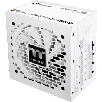 Zasilacz PSU THERMALTAKE Toughpower GT Snow 1000 W ATX 24-pin, 80 PLUS Gold, biały, wentylator 120 mm