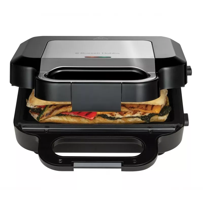 Opiekacz do kanapek Russell Hobbs 26810-56 750 W Czarny, Stal nierdzewna